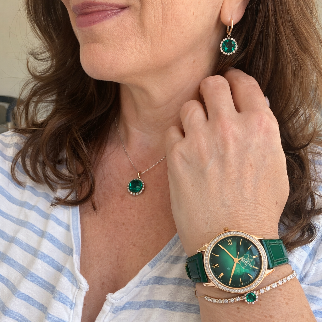 Verdantra Jewelry Set | EMERALD