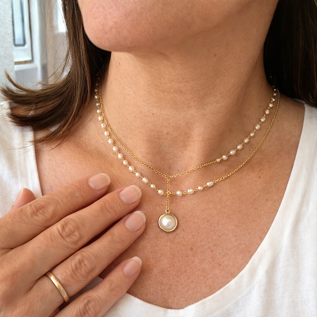 Timeless Pearl Necklace | GEMSTONES