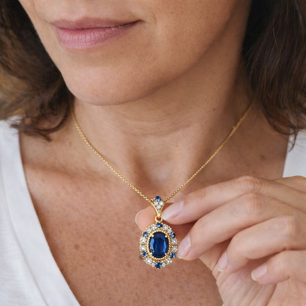 Jesmiera Daskrin Necklace | SAPPHIRE