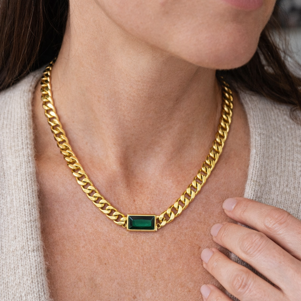 Elodie Verac Necklace | EMERALD