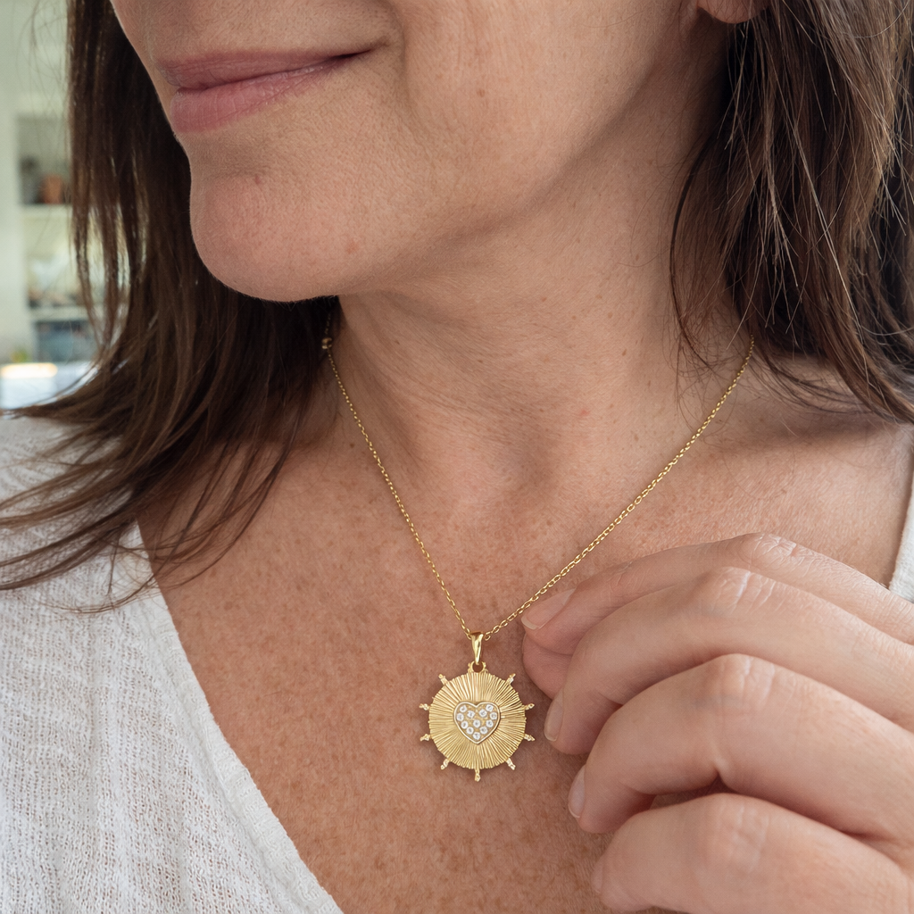 Sunbeam Love Necklace | GOLD
