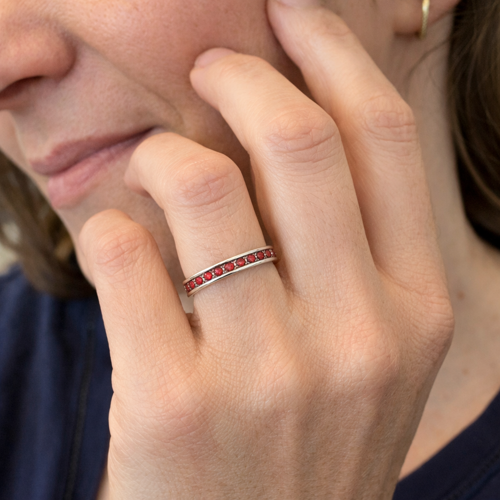 Ruby Eternity Ring | RUBY