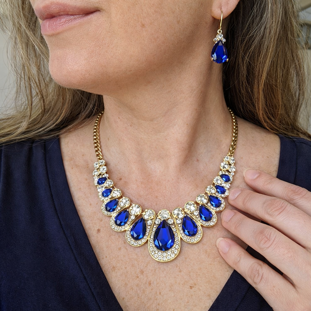 Mayvina Blue Sapphire Jewelry Set | SAPPHIRE
