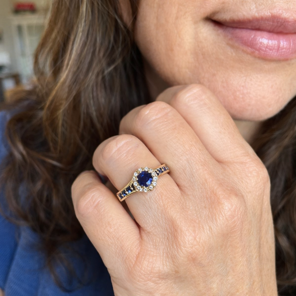 Aveline Mora Ziel Ring | SAPPHIRE