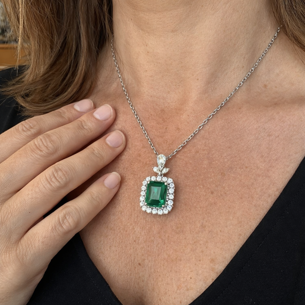 Meliora Brinswyn Necklace | EMERALD