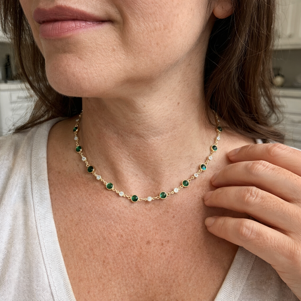 Elira Fescari Necklace | EMERALD