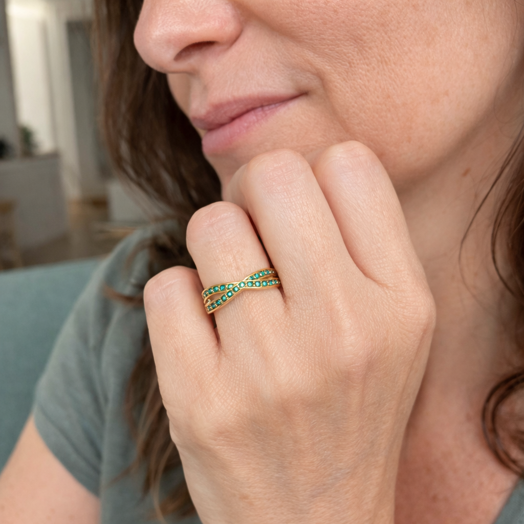Emerald Flow Ring | EMERALD