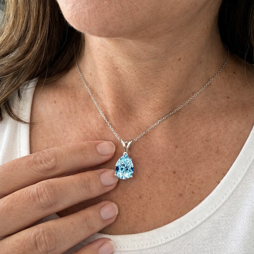 Ocean Teardrop Necklace | SAPPHIRE