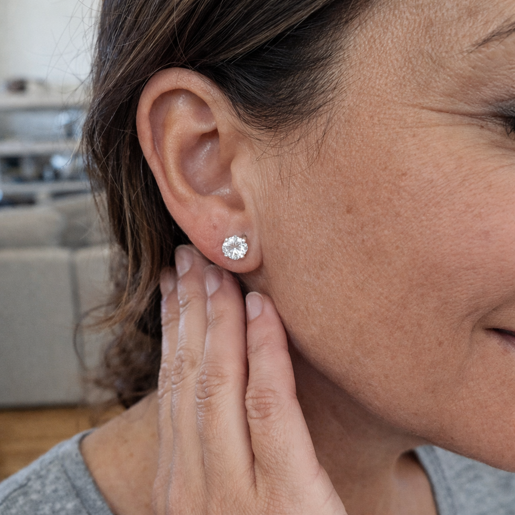 Earth Earrings | WHITE GOLD