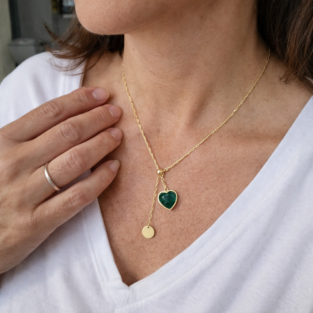 Juliette Veron Necklace | EMERALD