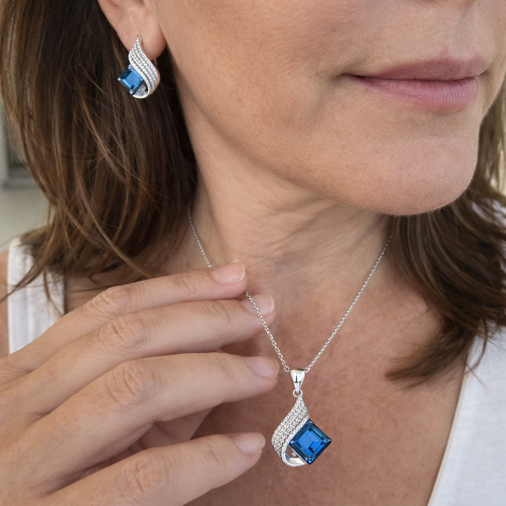 Brianne Solazur Jewelry Set | SAPPHIRE