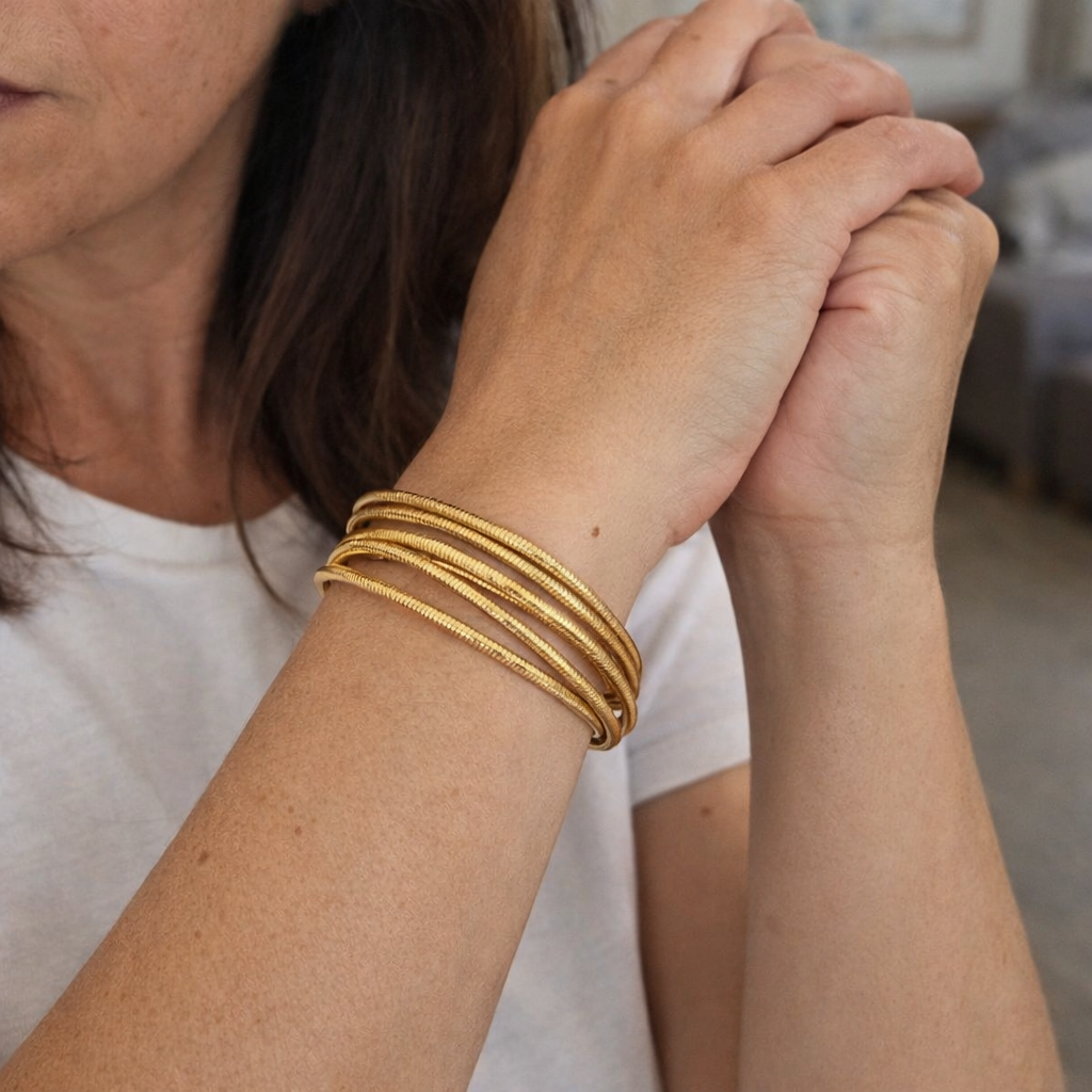 Triple Layer Necklace | GOLD