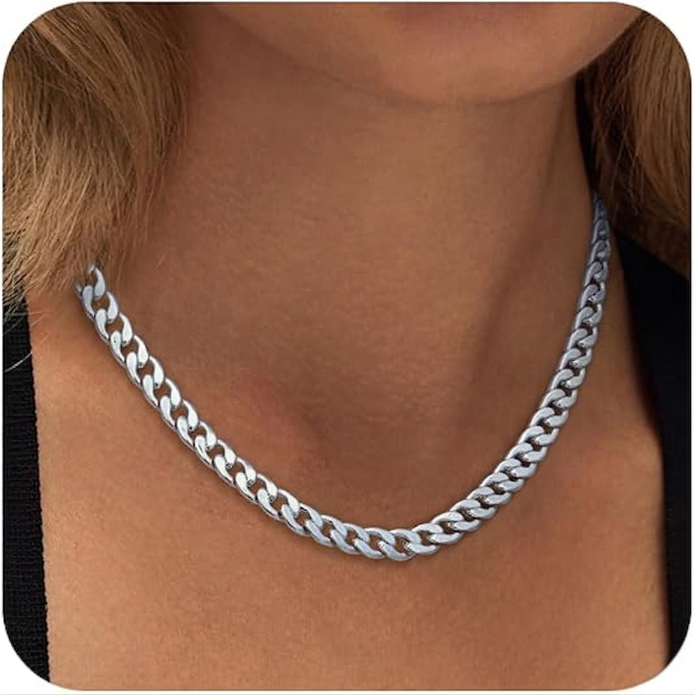 Thick Cuban Link Necklace | GOLD