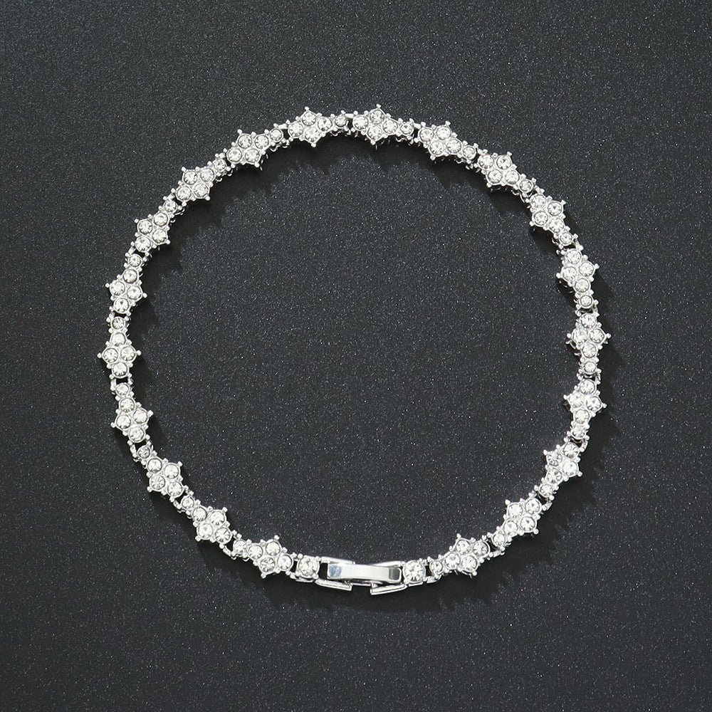 Classic Interlocking Tennis Bracelet | GOLD