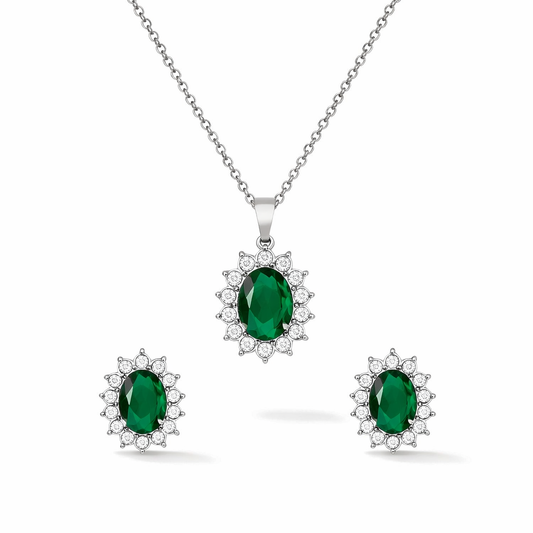 Katya Smirin Jewelry Set | EMERALD