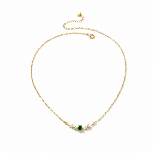 Amira Valmorin Necklace | EMERALD