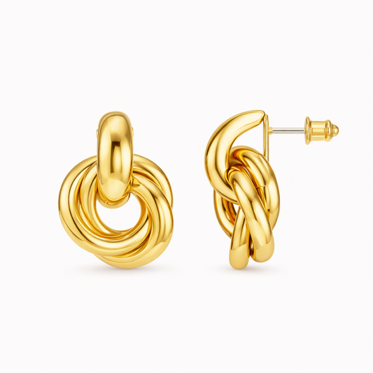 Stunning Braided Earrings | GOLD