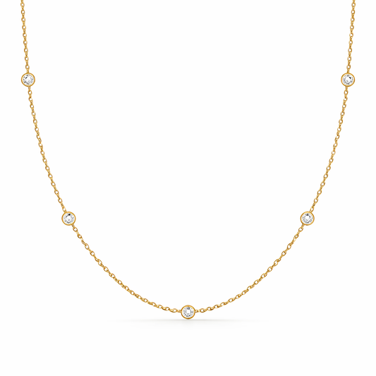 Falling Stars Necklace | GOLD