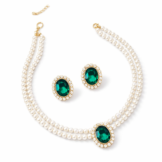 Evelina Marchand Jewelry Set | EMERALD