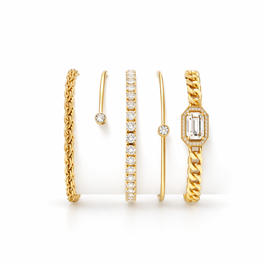 Domitia Calvina Bracelet Set | GOLD