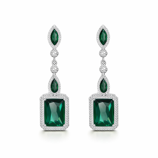 Clarion Verdancia Earrings | EMERALD
